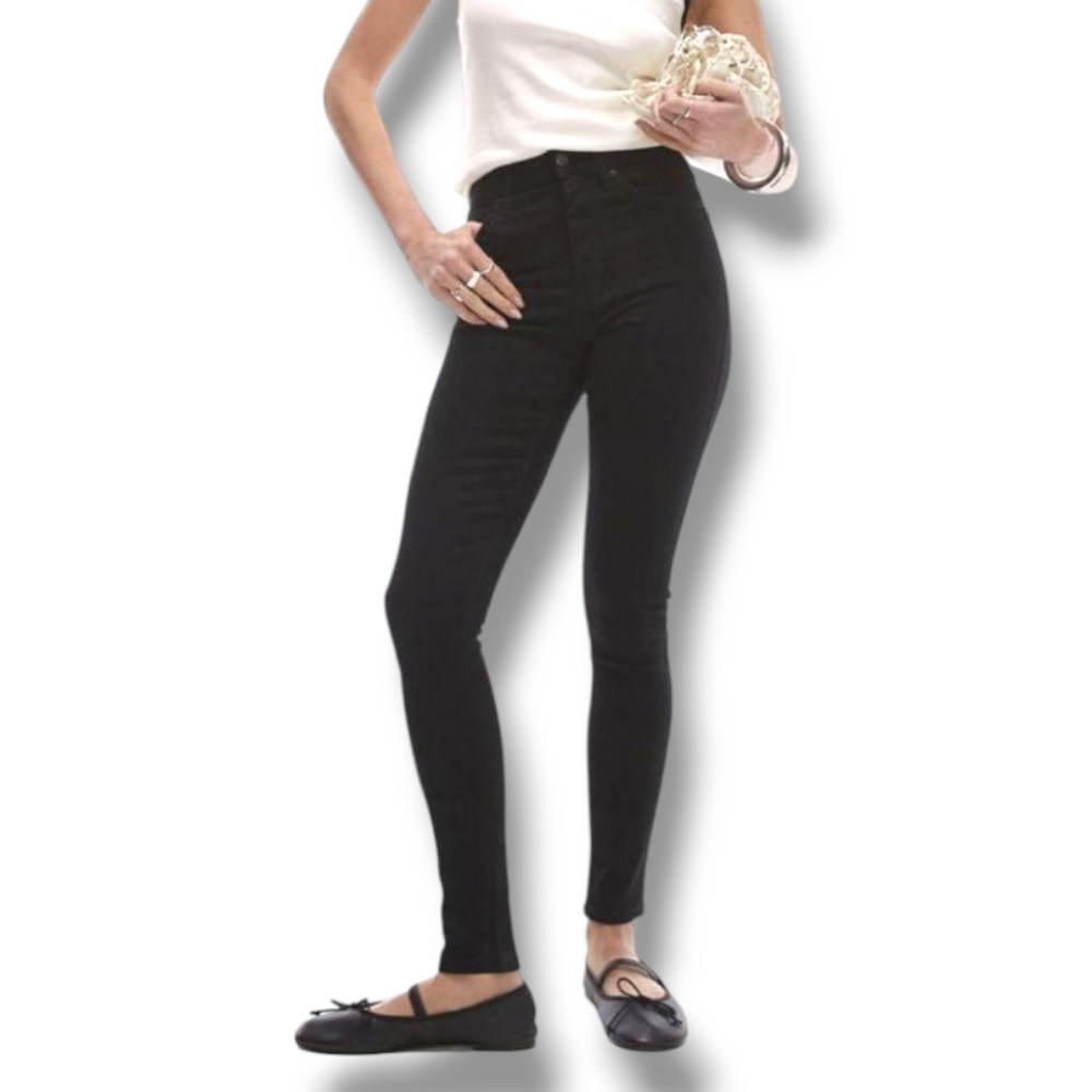 TOPSHOP Jamie High Rise Premium Stretch Denim Skinny Jeans W26